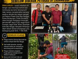 Polsek Batu Nanggar Polres Simalungun Kembali Ringkus Residivis Narkoba, Pelaku Sempat Lari Lompat Tembok